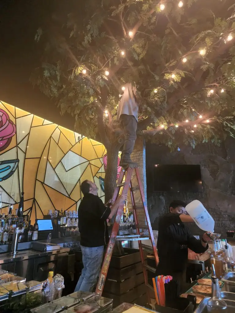 SO 71739 Titanium Building Group LLC La Neta Cocina Y Lounge Fabricated Oak Tree5 rotated