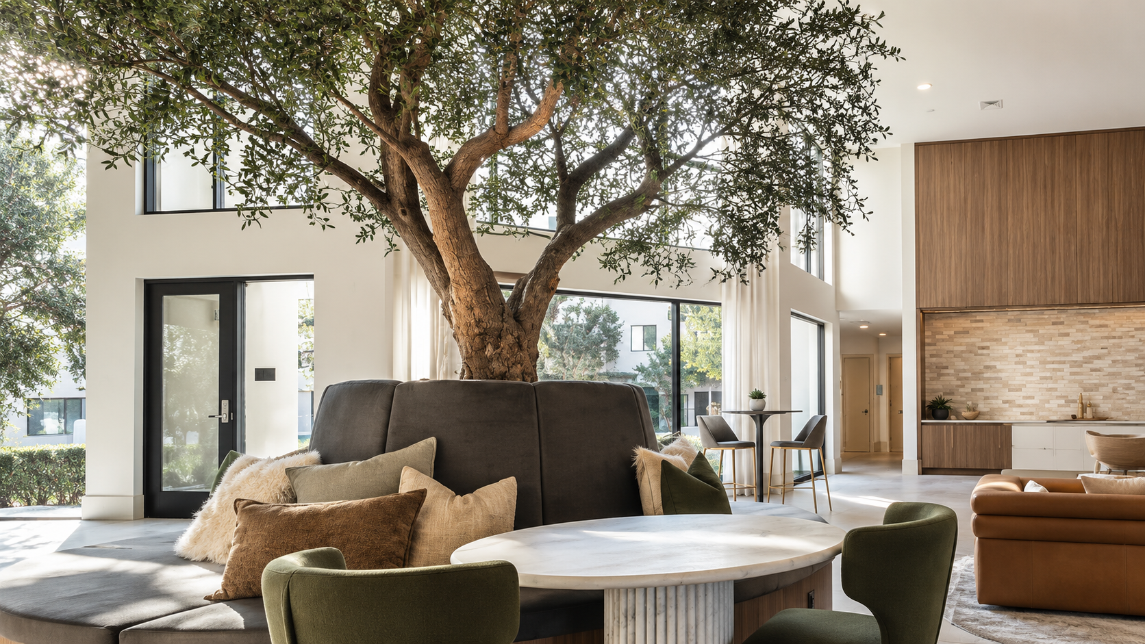 Biophilic Design for Multifamily Housing: Using Artificial Trees and Plants in Shared Resident Spaces