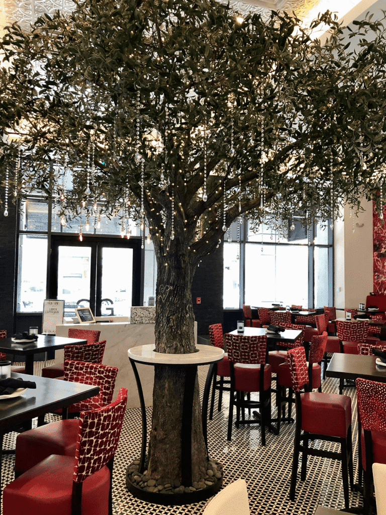 custom carved restaurant olive tree 4 copy