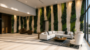 Artificial Green Walls for Hotel Lobbies and Common Areas: A Zone-by-Zone Guide