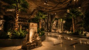 The canyon atrium interior